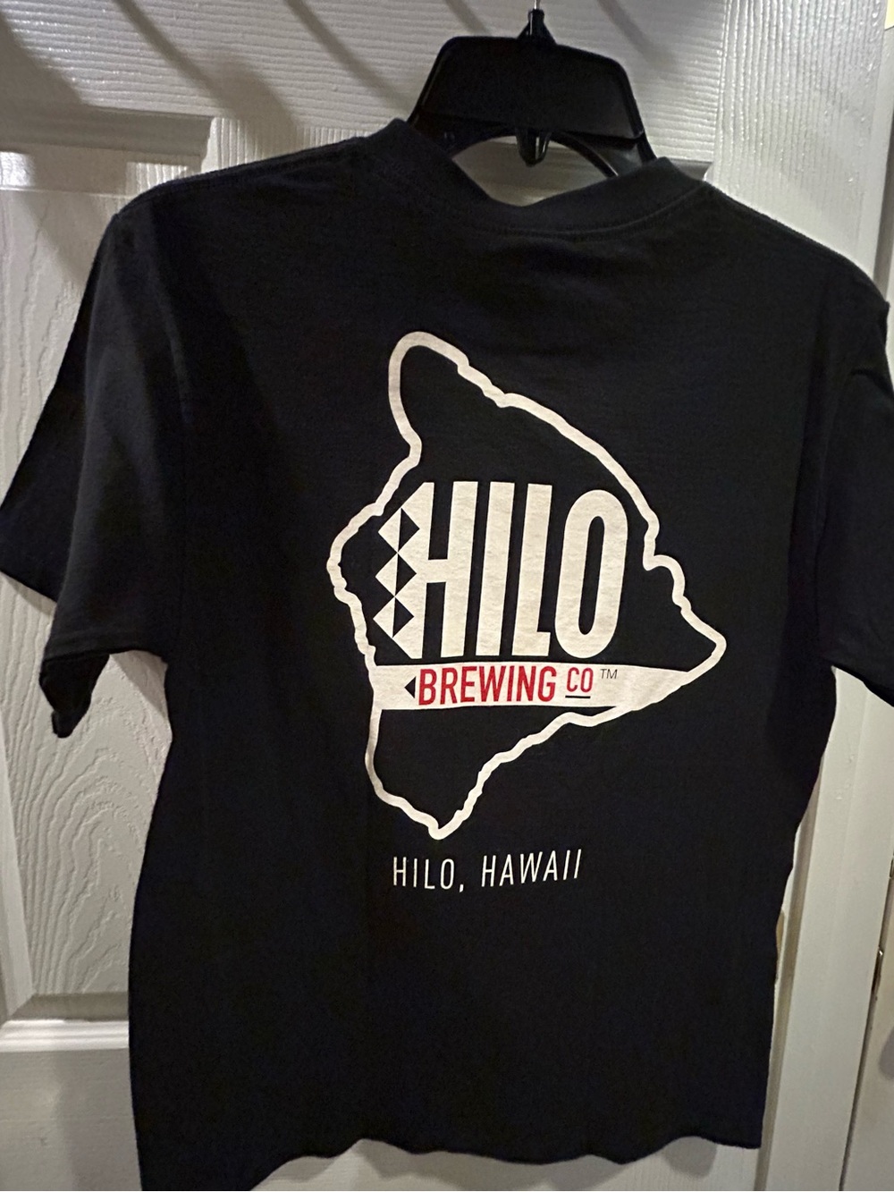 Hilo HAWAII Brewing Company Hawaii Craft Beer Graphic T-Shirt Black Men's size S